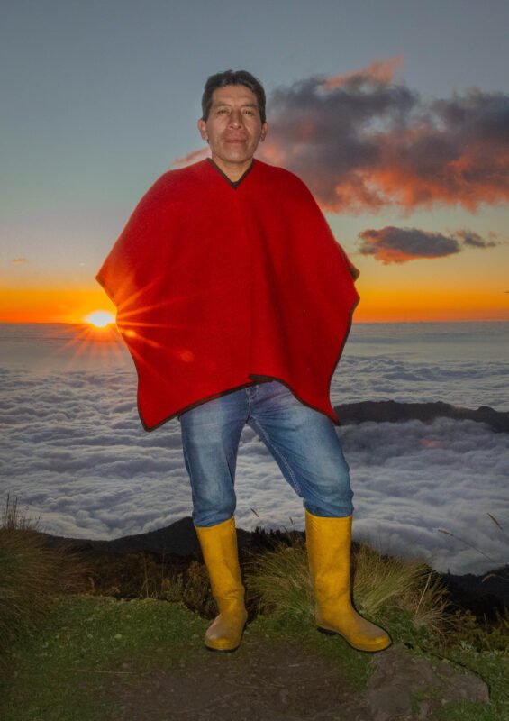 Ponchos en Ecuador