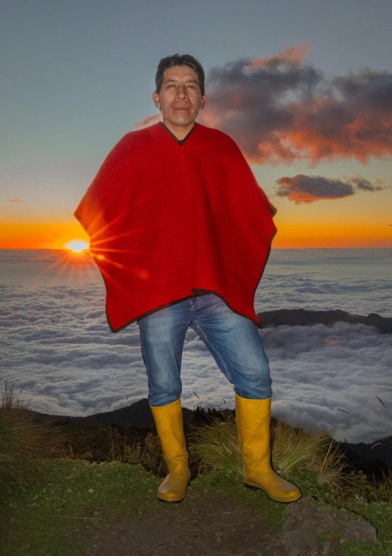 Ponchos en Ecuador