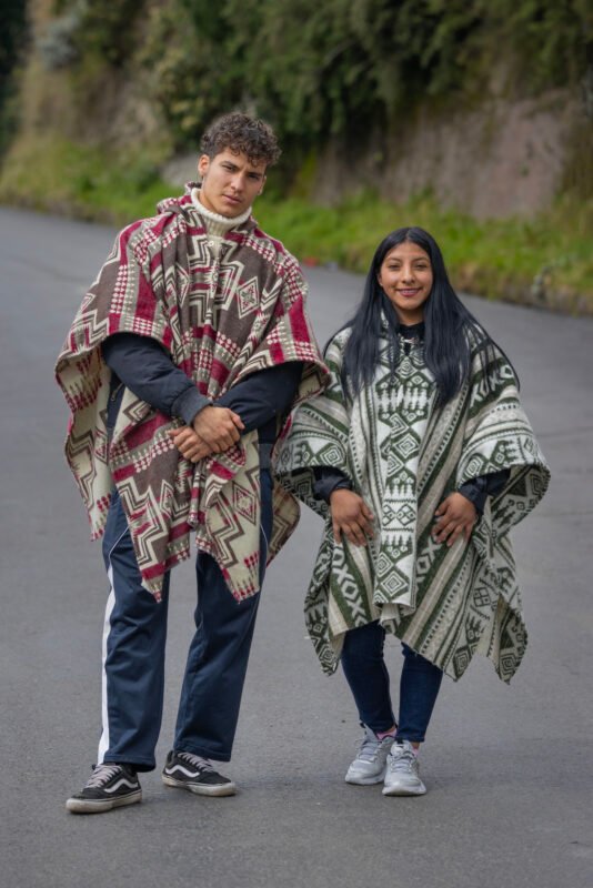 ponchos de lana de oveja