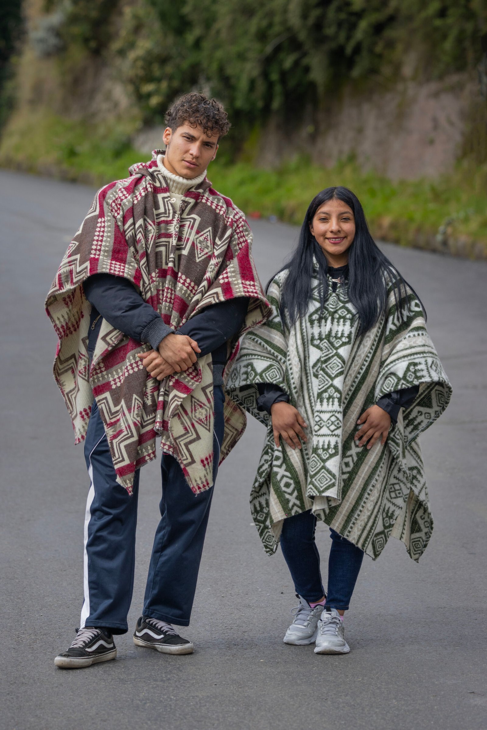 Ponchos-02 ponchos de lana de oveja